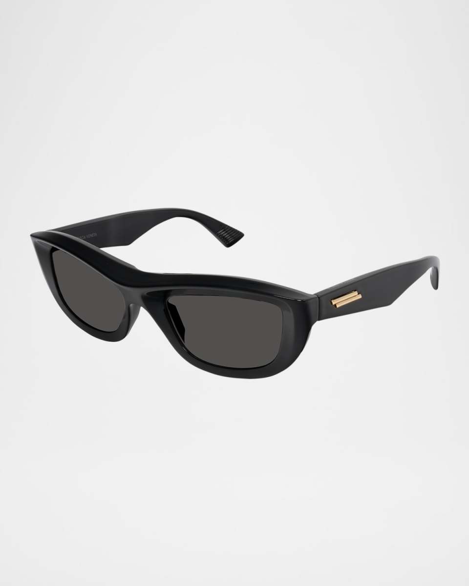 Ribbon Plastic Cat-Eye Sunglasses
